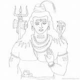 Shiva Trishula Xcolorings sketch template