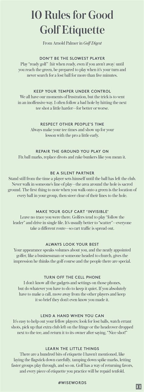 rules  good golf etiquette golf tips  beginners golf