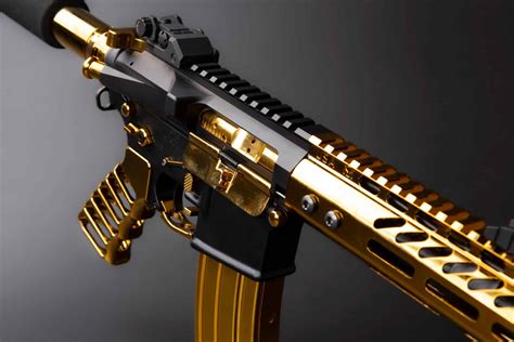 ar    carbine  gold plated ultralight set tactical