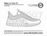 Nike Kicksart sketch template