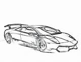 Lamborghini Coloring Pages Reventon Boys Simple Printable sketch template