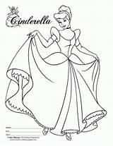 Cinderella Coloring Pages Princess Printable Everfreecoloring sketch template