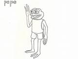 Pepe Frog Meme Random Previous Next Know Original sketch template
