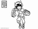 Pages Hero Big Coloring Hiro Characters Printable Kids Adults sketch template