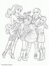 Barbie Coloring Pages Pony Tale Sisters Her Printable Colouring Girls Print Cute sketch template