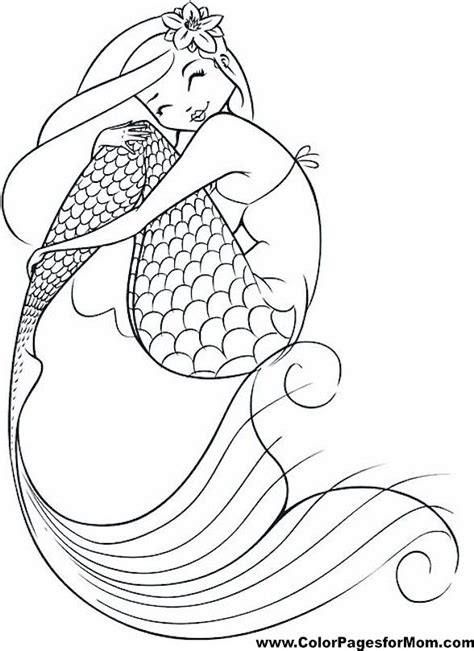 mermaid coloring ideas  pinterest mermaid colouring pages