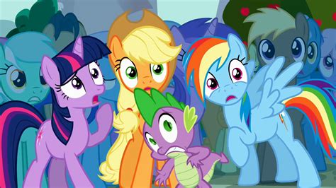 image shocked crowd sepng   pony friendship  magic wiki