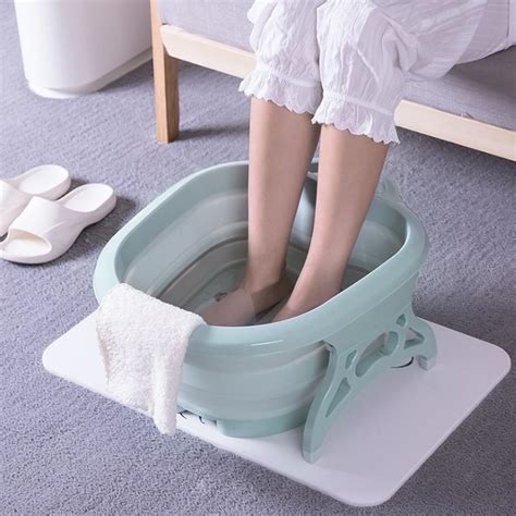 foot spa bath basin plastic footbath massage soaking bucket barrel