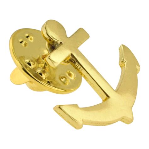 Gold Anchor Pin Pinmart