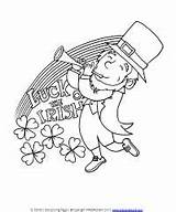 Coloring Pages Luck Irish Patricks St Allkidsnetwork sketch template