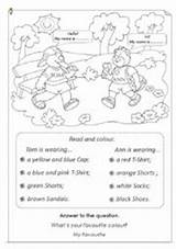 Read Clothes Colour Worksheet Worksheets sketch template