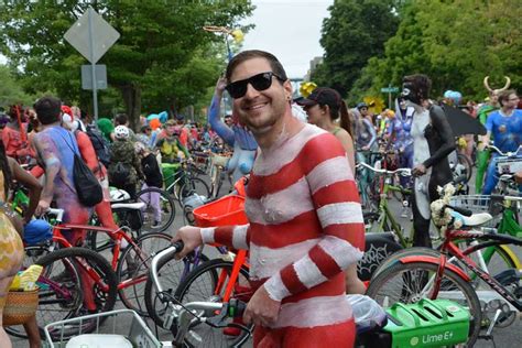 seattle s solstice naked bike ride and solstice festival pictures