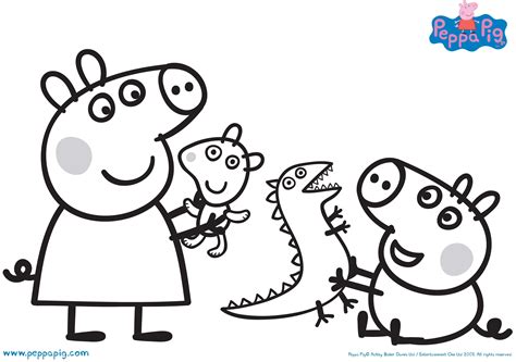 peppa pig colouring pages uk bubakidscom