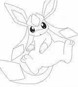 Glaceon Lineart Tribal sketch template