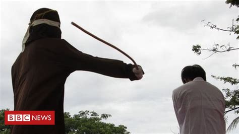 indonesian men caned for gay sex in aceh bbc news
