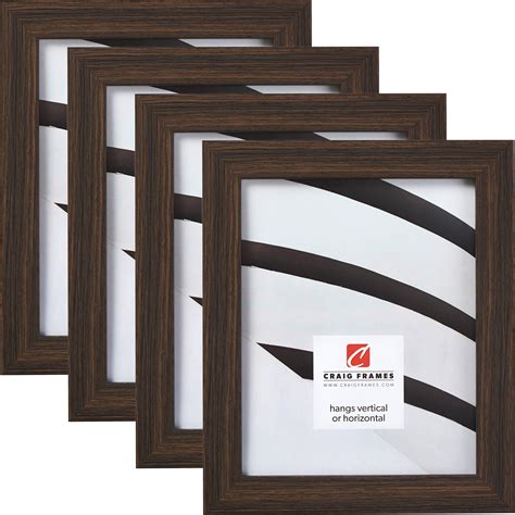 craig frames bauhaus  modern black tan oak picture frame   set   walmartcom