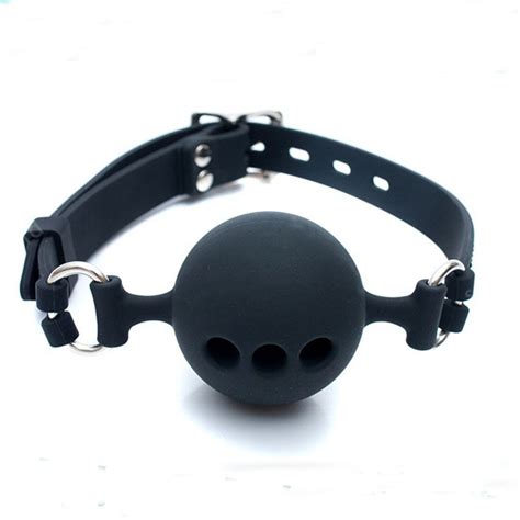 50mm 45mm 35mm breathable full silicone open mouth gags bdsm gag ball