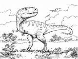 Coloring Pages Dinosaur Print sketch template