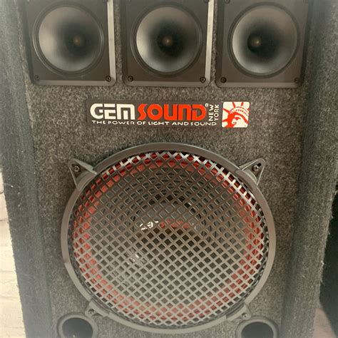 gem sound dj    pa speaker pair evolution