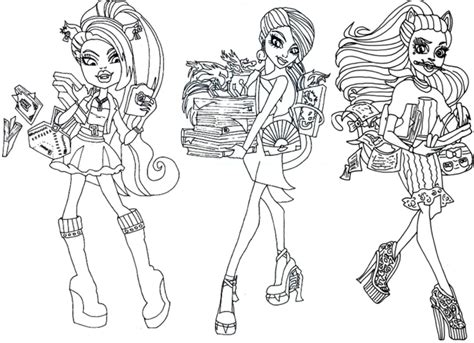 Monster High Coloring Pages Az Coloring Pages