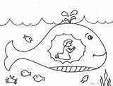 Coloring Pages Jonah Whale Kids Craft Bible Story Azcoloring Sheets Crafts sketch template