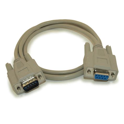 ft serial cable dbdb rs male  female extension cable walmartcom walmartcom