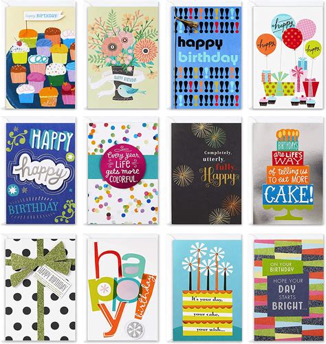 hallmark assorted birthday greeting cards  cards  envelopes ebay