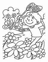 Spring Coloring Pages Great Print sketch template