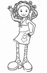 Coloring Pages Girls Kids sketch template