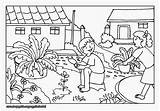 Drawing Scenery Coloring Nature Kids Village Pages Natural Draw Landscape Colour Sketches Step Sketch Drawings Getdrawings Itl Pastel Use Size sketch template