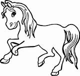 Outline Animals Clipartmag Horse Animal sketch template