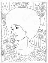 Davis Colouring Feminist Coolmompicks Obama Huffpost sketch template