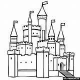 Castle Coloring Drawing Kids Princess Castles Pages Color Outline Thecolor Colouring Line Clipart Prince Easy Disney Cliparts Clip Cartoon Dragons sketch template