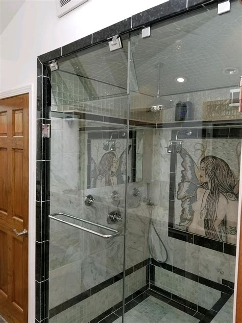 shower doors redwood glass
