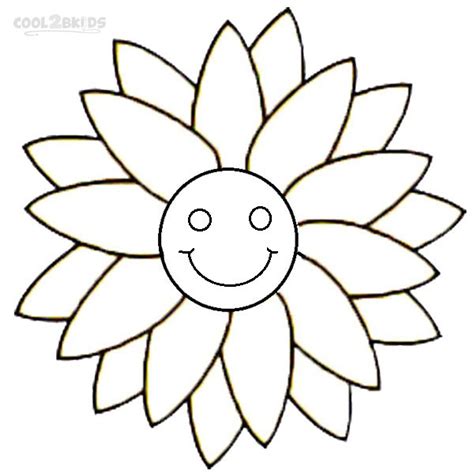 printable smiley face coloring pages  kids