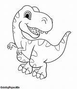 Coloring Dinosaur Baby Pages Choose Board sketch template