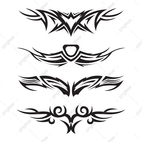 tribal tattoo collection tribal tatto tribal art png  vector