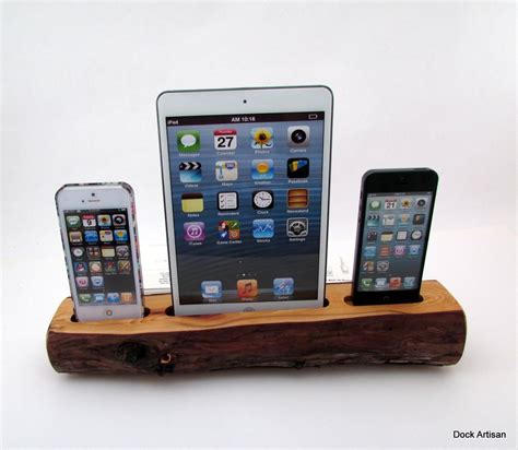 ipad mini  dual iphone  redwood docking station