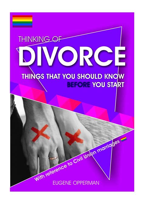 same sex divorce things that you should know before you start diy law