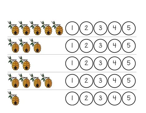 bee worksheets count activities bee worksheets bee activities