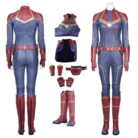Captain Marvel Costume Avengers Endgame Carol Danvers