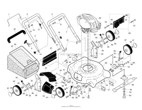 husqvarna  cmc    parts diagram  general assembly