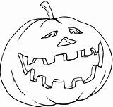 Pumpkin Coloring Pages Halloween Print Printable Kids Outline Drawing Pumpkins Scary Color Preschoolers Clipart Simple Template Blank Smiling Clipartpanda Line sketch template