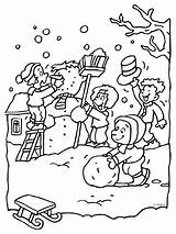 Kleurplaat Sneeuwpop Sneeuw Bobbi Schulalltag Knutselen Groep Ausmalen Sneeuwpoppen sketch template