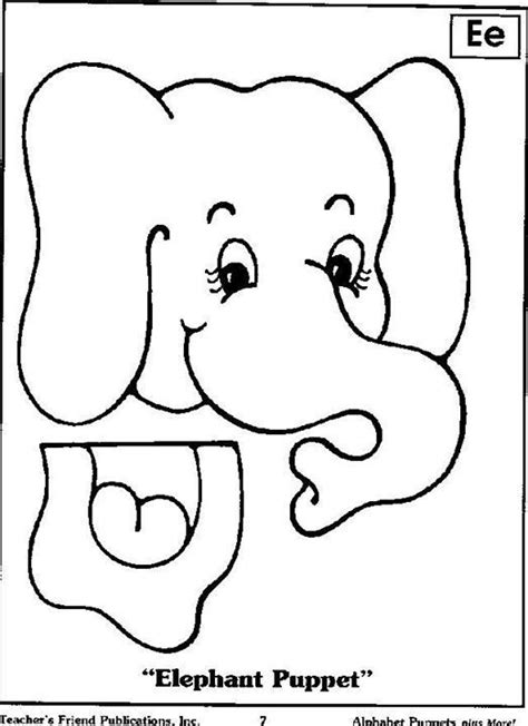 elephants face   letter     black  white