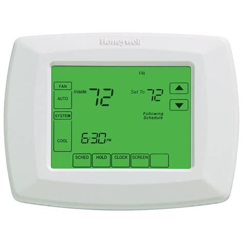 honeywell  day universal touchscreen programmable thermostat rthd  home depot