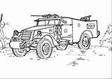 Coloring Army Pages Truck Vehicles Printable Color Sheets Kids sketch template