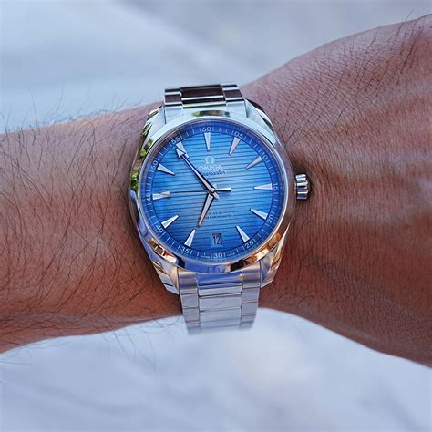 omegas seamaster  anniversary summer blue collection  freeks