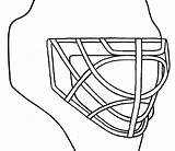 Goalie Crosby Sidney Nhl Getcolorings sketch template