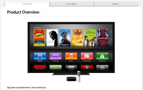 rumors  apple tv  surface  apple tv gains special profile  official website